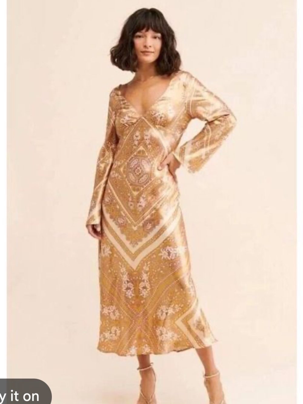 Free People New Light Scarf Midi Dress Size 6